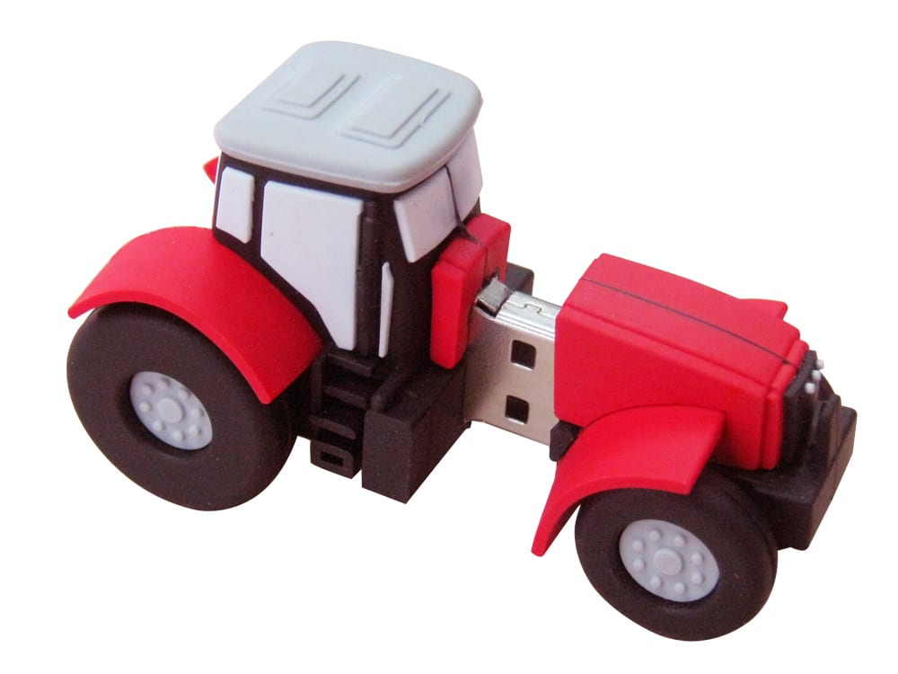 Red tractor custom USB stick